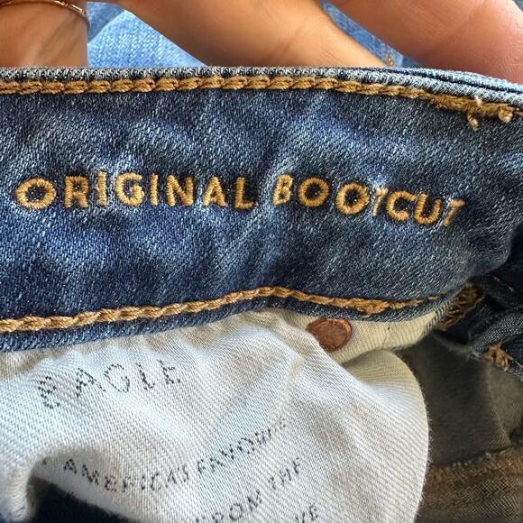 American Eagle Men’s AE Easy Flex Original Bootcut Jean Size 34x32 - Picture 8 of 9